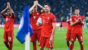 Der 3:0-Auswärtssieg des FC Bayern auf Schalke trägt einen Namen - und der lautet: Robert Lewandowski. Während der Pole seine Weltklasse einmal mehr unterstrich, enttäuschte Thomas Müller. Bei kämpferischen Schalkern fiel besonders ein 13-Mio.-Mann ab.