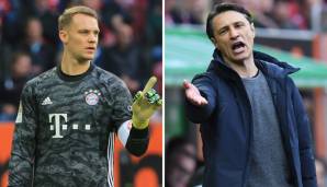 Bayern-Trainer Niko Kovac und Torwart Manuel Neuer beurteilten den Auftritt gegen Augsburg sehr unterschiedlich.