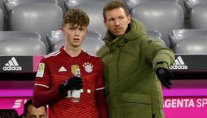 PAUL WANNER: Der 16-Jährige feierte sein Bundesligadebüt und löste Musiala als jüngsten Bayern-Spieler in der Bundesliga ab, er ersetzte in der Schlussviertelstunde Marc Roca. Deutete sein Potenzial an. Keine Bewertung.