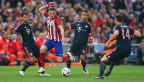 Kein Bayern-Spieler nahm vor dem 0:1 den Zweikampf mit Saul Niguez an