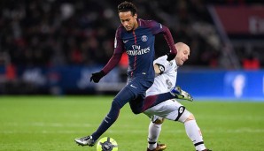 Neymar (Paris Saint-Germain) beim 8:0 gegen Dijon, 17. Januar 2018. Ein ganz normaler Spieltag in der Ligue 1 wurde zum Schützenfest. Angeführt von Neymar spielte sich PSG in einen Rausch ...
