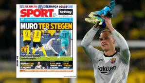 Sport: "Die gefürchtete Gelbe Wand wurde zur Schnecke im Angesicht der wahren deutschen Wand: Marc-Andre ter Stegen. Barca wirkte sehr schwerfällig gegen eine gefährliche Borussia. Barca kam lebend aus Dortmund raus."