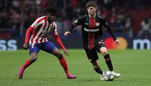 Das Hinspiel verlor Bayer Leverkusen mit 0:1 gegen Atletico Madrid.