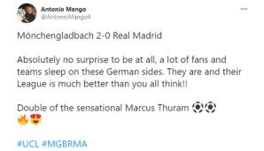 Borussia VfL Mönchengladbach, Real Madrid CF, Champions League, Netzreaktionen