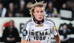 ... dem Ex-Herthaner und HSVer Per Ciljan Skjelbred, der auf den Tag genau im selben Alter für Rosenborg gegen Olympiakos Piräus traf, übrigens am 13. September 2005.