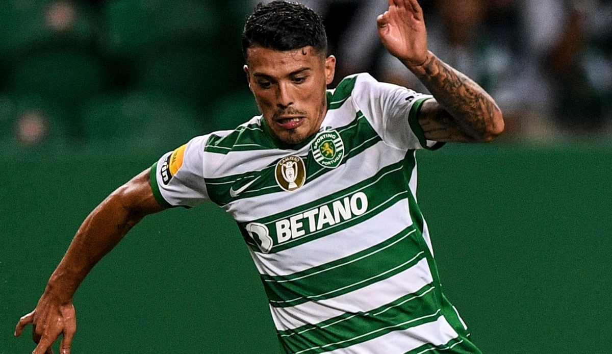 Pedro Porro tritt mit Sporting gegen den BVB an.
