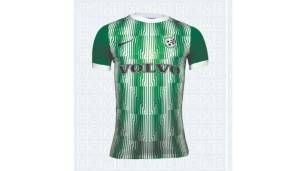 Platz 14 - Maccabi Haifa | Heim: 8/10 | Das Design bietet eine neue Interpretation vertikaler Streifen, die aus unterschiedlichen Breiten und unterschiedlichen Ausrichtungen bestehen, um ein Shirt im Stil einer optischen Täuschung zu schaffen.