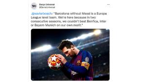 FC Barcelona, Champions League, Reaktionen