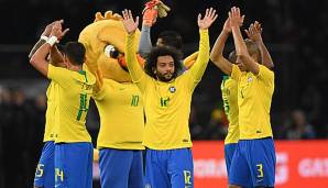 Nach Revanche-Sieg gegen Deutschland: Stadion in Belo Horizonte erstrahlt in Grün und Gelb.