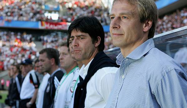 TRAINER – Jürgen Klinsmann: Sollte das DFB-Team nach dem EM-Debakel 2004 mit frischen Ideen wieder in die Erfolgsspur führen und machte das Sommermärchen möglich – natürlich mit der Hilfe von Co-Trainer Jogi Löw.