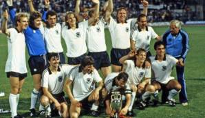 22. Juni 1980: Die deutsche Nationalmannschaft holt zum zweiten Mal den EM-Titel. Vor genau 40 Jahren besiegte das Team von Trainer Jupp Derwall im Finale im Olympiastadion von Rom Belgien mit 2:1.