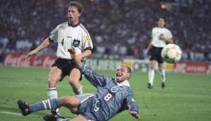 WM 1998 - STEFFEN FREUND (Borussia Dortmund): Der Dortmunder riss sich kurz vor Ende des EM-Halbfinales 1996 gegen England das Kreuzband. Es folgte eine lange Pause, anschließend war er im DFB-Kader außen vor.
