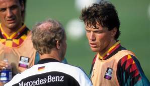 LOTHAR MATTHÄUS (FC Bayern) - Zuletzt hatte "Loddar" im Dezember 1994 für Deutschland gespielt, anschließend bootete Vogts ihn öffentlich aus. Verletzungen von Matthias Sammer und Olaf Thon sorgten aber dafür, …