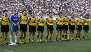 Mit dieser Mannschaft gewann der BVB den DFB-Pokal 1989 gegen Werder Bremen.