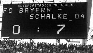 9. Oktober 1976 - 0:7 gegen Schalke 04 (Bundesliga): Dies ist immer noch die höchste Bundesliga-Niederlage der Bayern.