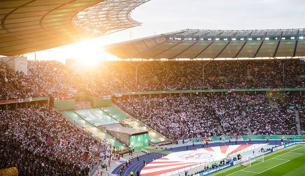 Im Berliner Olympiastadion findet das DFB-Pokalfinale statt.