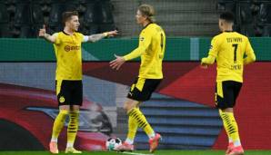 Dank des Siegtreffers von Jadon Sancho ist Borussia Dortmund in das Pokal-Halbfinale eingezogen. Während bei den Schwarz-Gelben vor allem Mats Hummels überzeugte, enttäuschten bei Gladbach mehrere Leistungsträger. Die Noten.