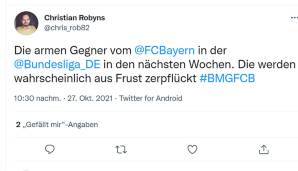 FC Bayern München, Netzreaktionen, Borussia Mönchengladbach
