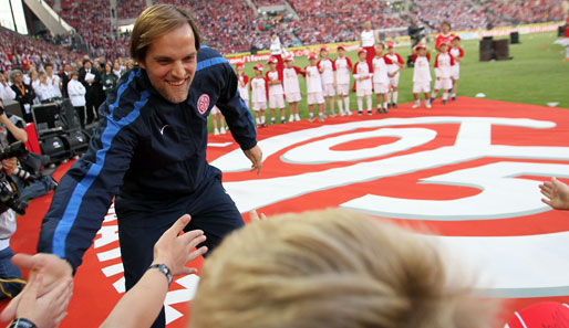 Mainz-Trainer Thomas Tuchel freut sich offenbar schon diebisch auf die Europa League