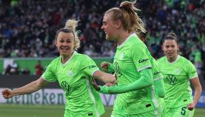 Die Fußballerinnen des VfL Wolfsburg sind vor großer Heimkulisse souverän in das Halbfinale der Champions League eingezogen.