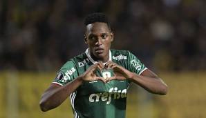 Yerry Mina spielt derzeit noch für Palmeiras