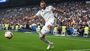 Platz 17: Karim Benzema (30/Real Madrid) - 6 Punkte