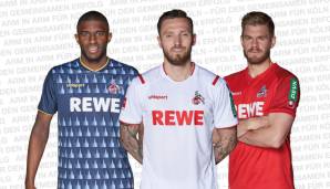 1. FC Köln: Der Bundesliga-Rückkehrer setzt wie gewohnt auf ein schlichtes Heim- und Auswärtsdesign. Die dritte Spielkleidung kommt aber wieder speziell daher. Der Kölner Dom ist in das Trikot eingearbeitet.