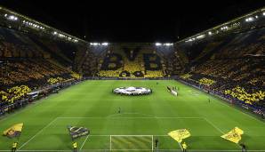 Das ganze Stadion erstrahlt noch mehr in Schwarz und Gelb, als das sonst ohnehin schon der Fall ist.
