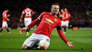 Platz 14: u.a. Wayne Rooney (FC Everton, Manchester United) - 7 Dreierpacks