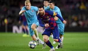 PLATZ 1: LIONEL MESSI (FC Barcelona) – 703 erfolgreiche Dribblings (Erfolgsquote: 60,14 Prozent).
