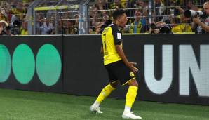 Platz 1: JADON SANCHO (19, Borussia Dortmund, Rechtsaußen) - 11 Scorerpunkte (4 Tore, 7 Assists).
