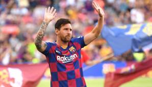 Platz 1: Lionel Messi (FC Barcelona/Argentinien) - 686 Punkte.