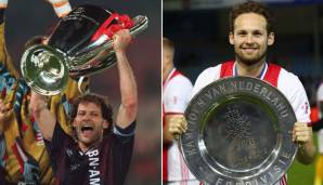 Danny und Daley Blind: Daley holte zwei niederländische Meistertitel mehr (7:5), beide mit Ajax. Danny war außerdem beim sensationellen CL-Sieg 1995 dabei. Daley gewann mit United die Europa League und wurde 2014 Fußballer des Jahres in Holland.