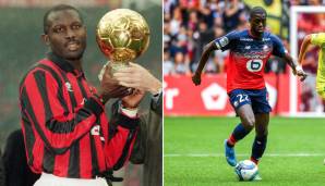George und Timothy Weah: Meister und Pokalsieger mit PSG, zuvor schon Meister in Liberia und Kamerun. 1995 wurde Weltfußballer des Jahres, gewann danach zweimal den Scudetto mit Milan. Timothy (Jahrgang 2000) wurde bei PSG Profi und spielt nun für Lille.