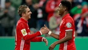 Platz 11: 13 Torvorlagen 2012/13 - Philipp Lahm (11) und David Alaba (2) für den FC Bayern München.