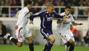 Platz 15: 12 Torvorlagen 2006/07 - Dani Alves (11) und Julien Escude (1) für den FC Sevilla.