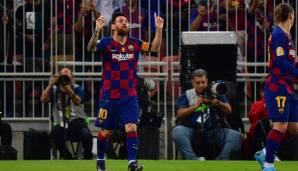 Platz 1: Lionel Messi (FC Barcelona) - 14 Tore in 16 Spielen.