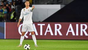 Platz 2: Cristiano Ronaldo (Real Madrid, Juventus Turin) - 32 direkte Freistoßtore