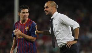 Guardiola und Messi arbeiteten bereits in Barcelona erfolgreich zusammen.