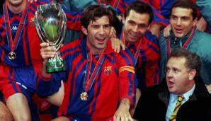 LUIS FIGO: Von 1997 bis 2000 unter Louis van Gaal beim FC Barcelona.