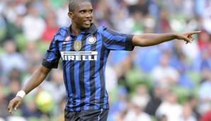 Platz 16 | Samuel Eto'o | Ablösesumme: 27 Millionen Euro | Damaliges Alter: 30 | Von Inter Mailand zu Anschi Machatschkala | Jahr: 2011