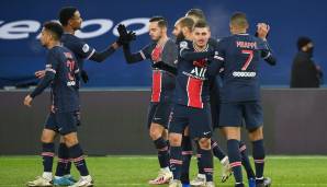 Platz 9 - PARIS SAINT-GERMAIN (Ligue 1): 11 Punkte, Torverhältnis von 10:1