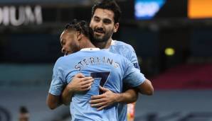 Platz 20: Ilkay Gündogan und Raheem Sterling (Manchester City): 20 Tore, 8 Assists