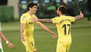 Platz 25: Gerard Moreno und Paco Alcacer (FC Villareal): 19 Tore, 5 Assists