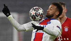 Platz 11: NEYMAR (Paris Saint-Germain/+4) - Mit dem starken Auftritt beim 3:2 gegen die Bayern inklusive zwei Torvorlagen hat sich der 29-Jährige im Ballon-d'Or-Ranking einen Boost verschafft. 2021 fiel anfangs wegen Verletzungen auf.