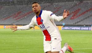 Platz 1: KYLIAN MBAPPE (Paris Saint-Germain/Keine Veränderung) - 18 Tore im Jahr 2021 sprechen für sich. Der 22-Jährige ist der Hauptverantwortliche dafür, dass PSG von seinem ersten Champions-League-Titel träumen darf.