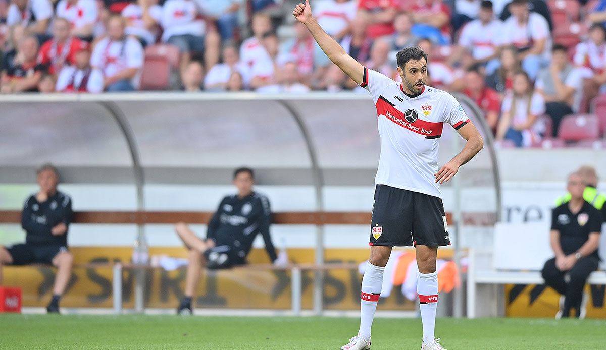 HAMADI AL GHADDIOUI: Der Angreifer des VfB Stuttgart steht unmittelbar vor einem Wechsel zum Zypern-Klub FC Pafos. Laut Kicker bekommt der VfB für den Stürmer eine Mini-Ablöse im fünfstelligen Bereich.