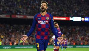 Innenverteidiger: Gerard Pique (FC Barcelona) - der Barca-Abwehrchef läuft seit 2014 gemeinsam mit ter Stegen für die Katalanen auf.
