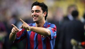 Zentrales Mittelfeld: Xavi (Karriere als Spieler beendet) - der frühere Teamkollege wurde im Laufe dieser Saison ter Stegens Trainer beim FC Barcelona.