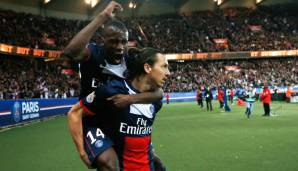 Platz 3 (156 gemeinsame Spiele) - Blaise Matuidi: 2015 wurde Matuidi von France Football zu Frankreichs Fußballer des Jahres gekürt. Ibrahimovic dürfte es verkraftet haben.